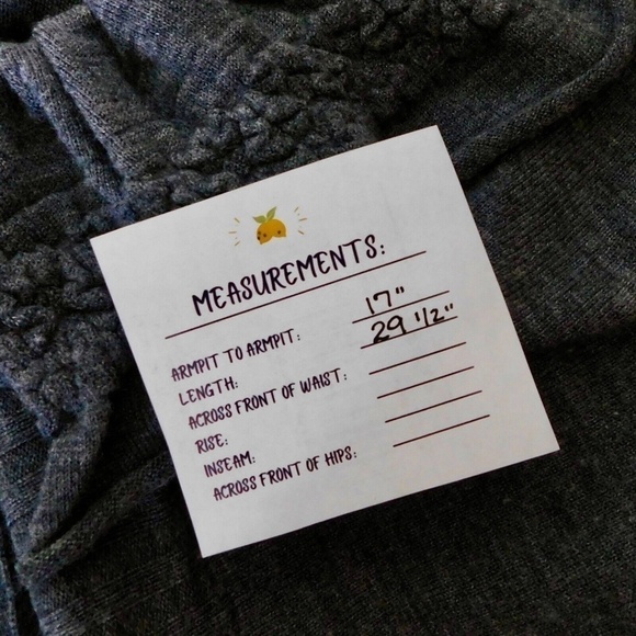 Anthropologie MOTH Gray Wool Ha'penny Cardigan Ruffled Cinched Tie Neck Medium - Picture 11 of 11